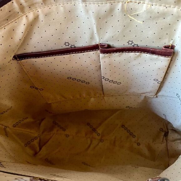 VAAN & CO. Leather and Canvas Tote - Picture 13 of 14